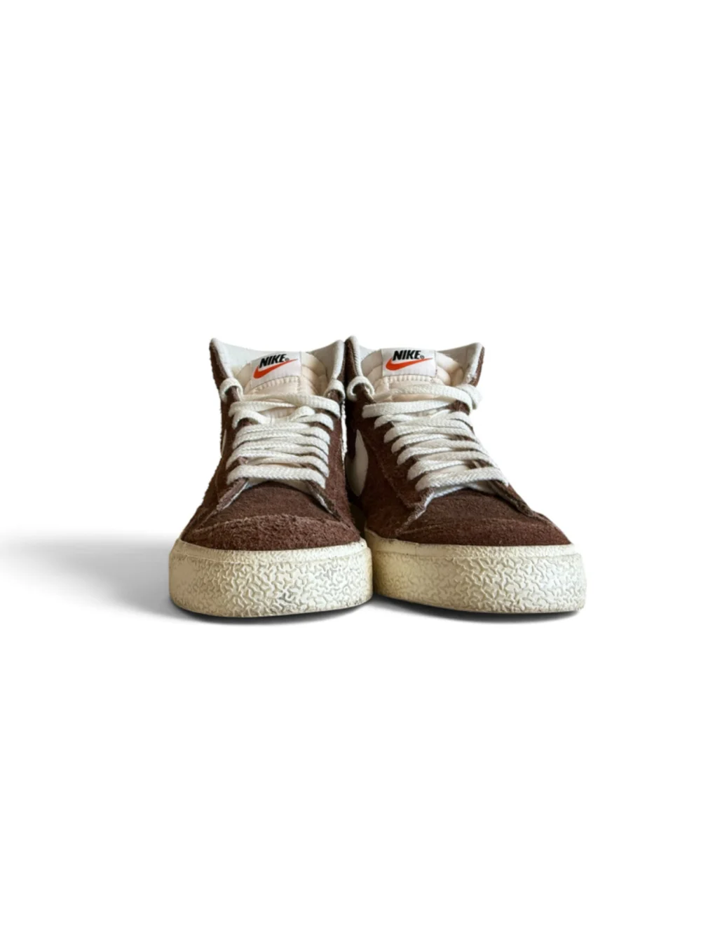 Nike Blazer Mid ‘77 Vintage Brown Suede White Sneakers Women’s Sz 7 DV7096-200